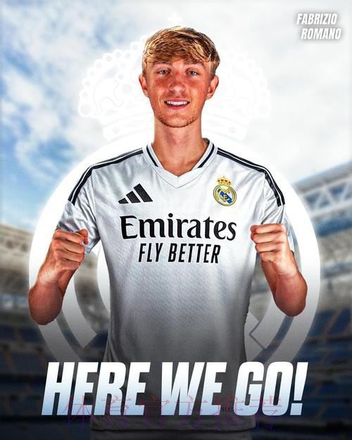 罗马诺:皇马签怀森已达协议 5000万镑2026年底前支付